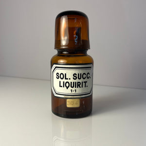 Apothekerglas Sol. Succ. Liquirit. braun