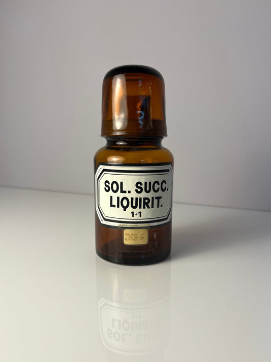 Apothekerglas Sol. Succ. Liquirit. braun