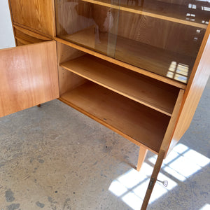 Highboard / Wohnzimmerschrank Typ 602/G Esche von Hellerau aus 1959