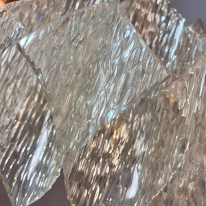 Hängelampe Plexiglas 70er