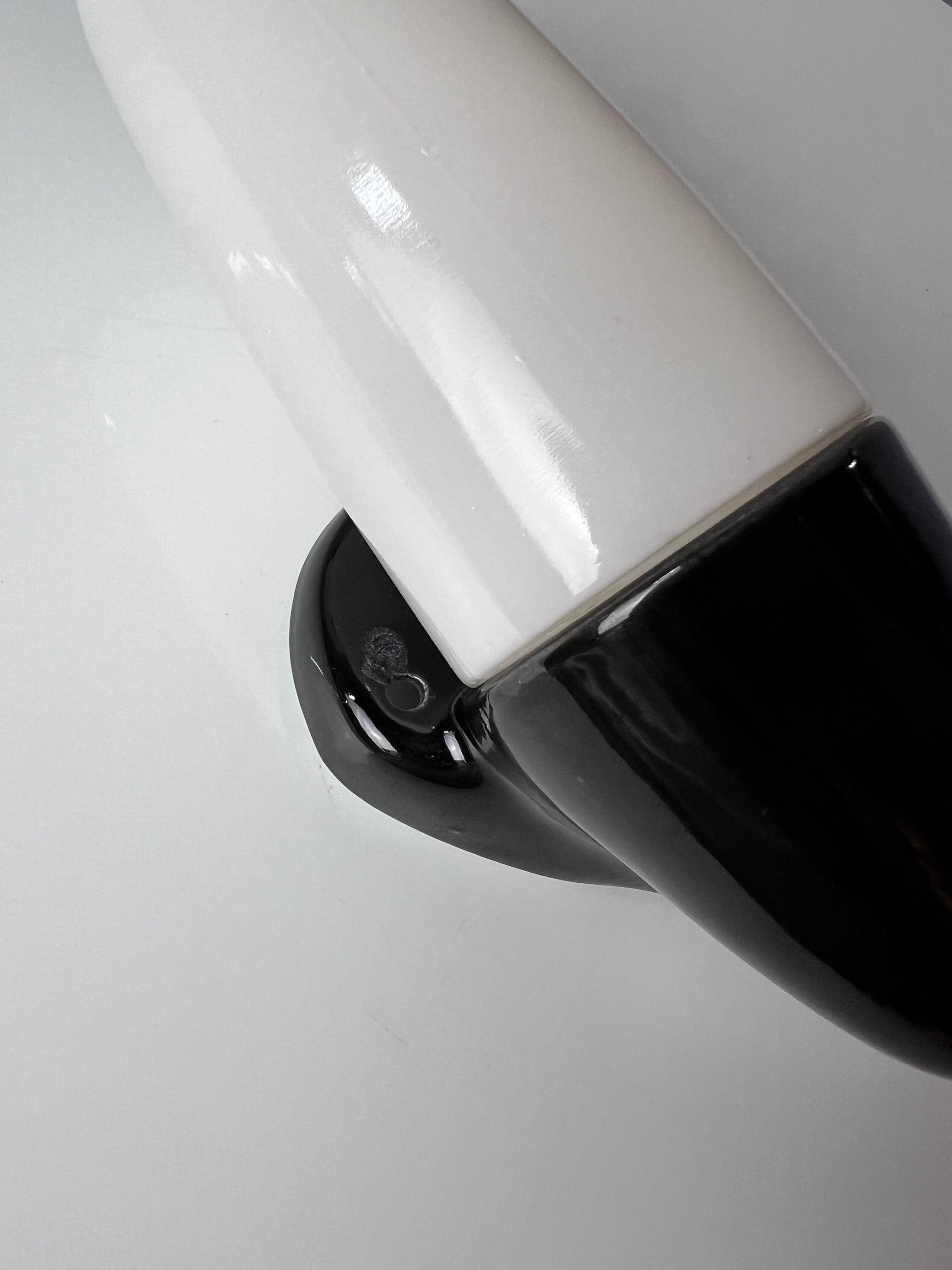 Wandlampe Model 6065 schwarz von Wilhelm Wagenfeld für Lindner