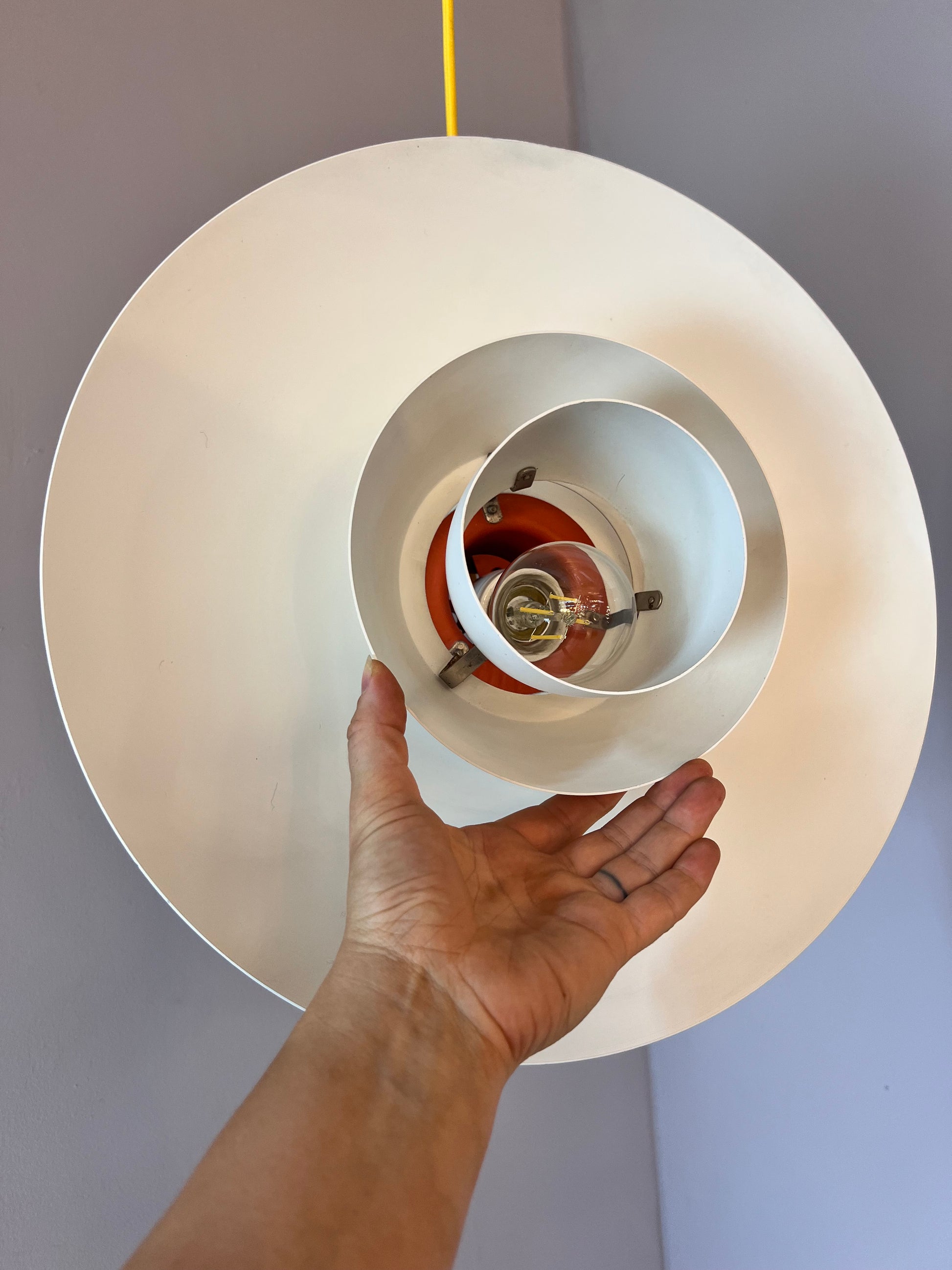 Lamellenlampe PH4 von Poul Henningsen für Louis Poulsen
