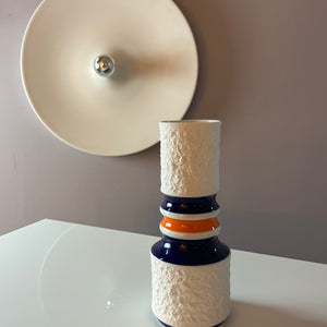 Vase 599/2 blau orange von Royal Porzellan Bavaria KPM