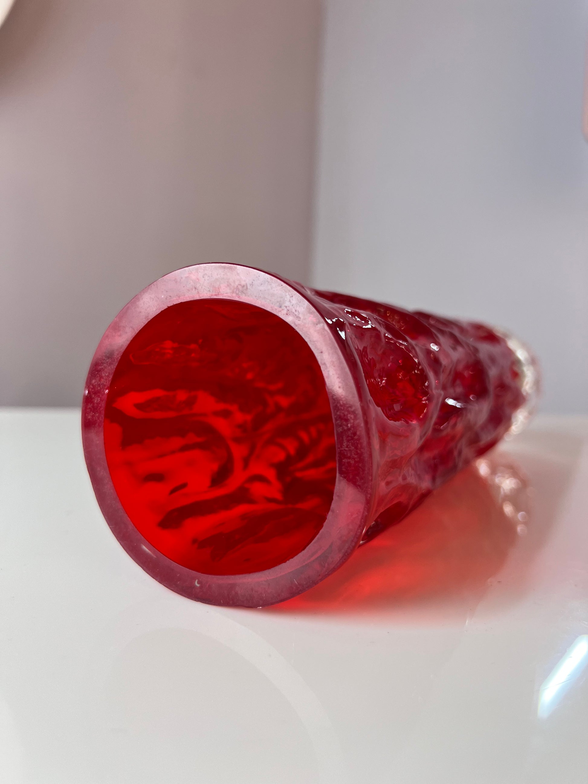 Vase rot von Ingrid Glas