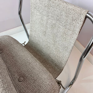 Sessel Halina beige Chrom von Hellerau