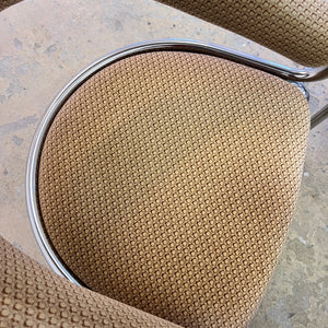 Freischwinger beige Chrom von Giotto Stoppino - Sehr guter Zustand