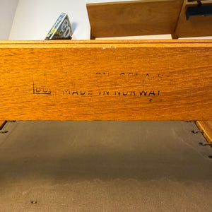 Sessel Kengu braun Echtleder von Elsa & Nordahl Solheim für Rybo Rykken
