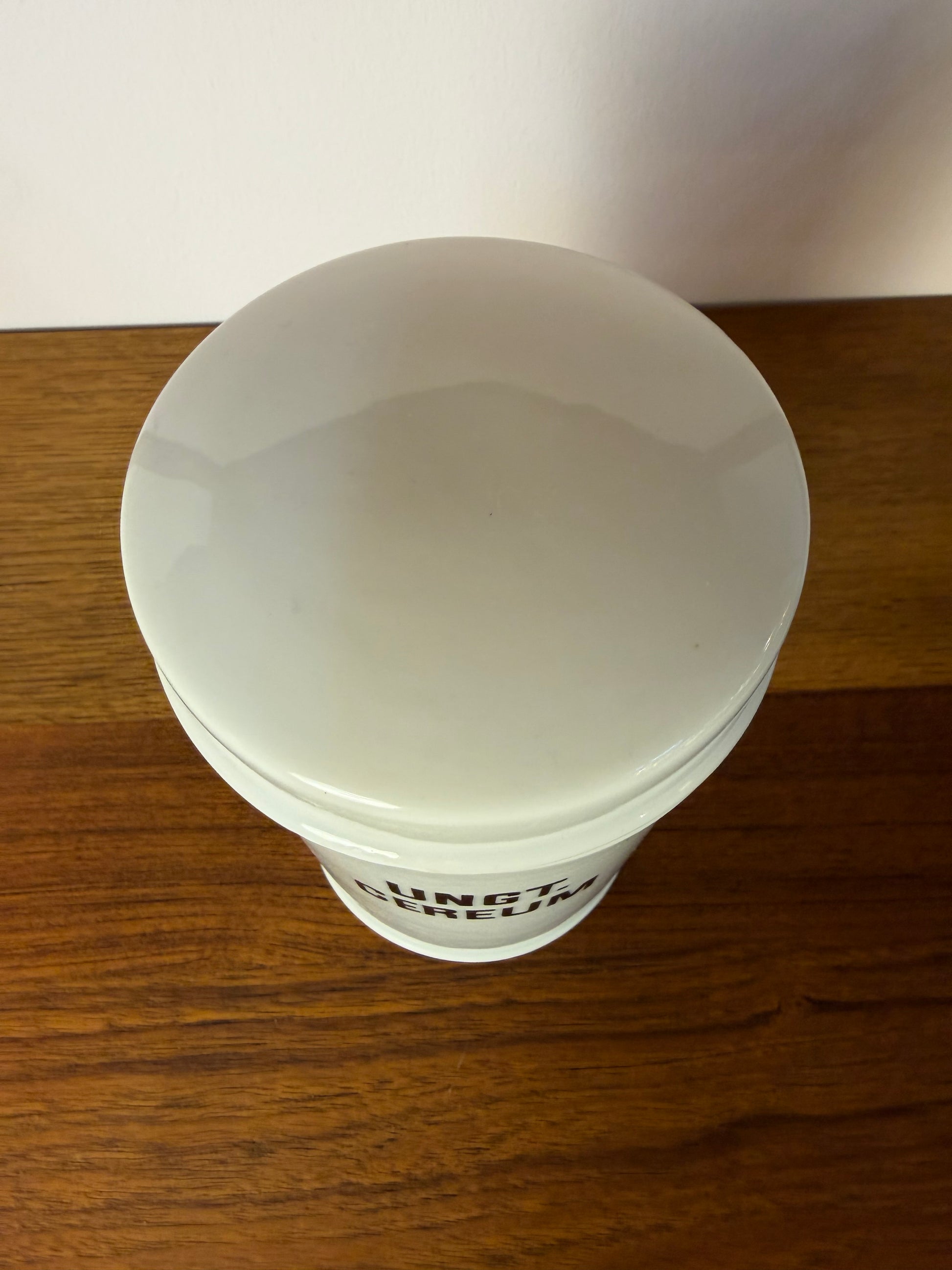 Apothekerdose Ungt. Cereum weiß Porzellan - 1000 ml
