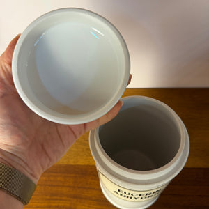 Apothekerdose Eucerin. Anhydric weiß Porzellan - 1000 ml