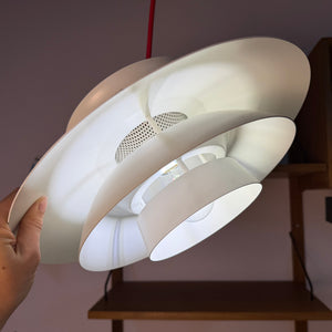 Lamellenlampe weiß aus Dänemark