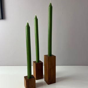 Set: Trio Kerzenständer Teak