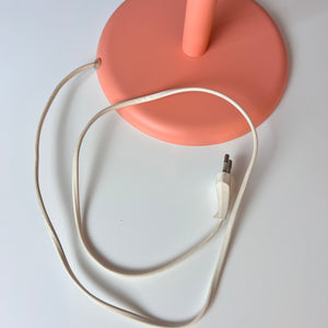 Tischlampe neu lackiert peach gelb