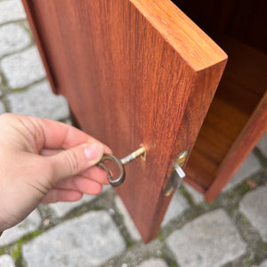 Freistehender Schreibtisch Teak von VKW Möbel