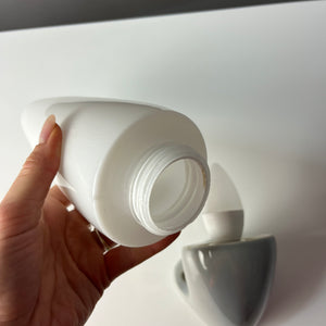 Wandlampe Modell 6035 hellgrau von Sigvard Bernadotte für Ifö