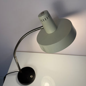 Schreibtischlampe altweiß mit beweglichem Arm
