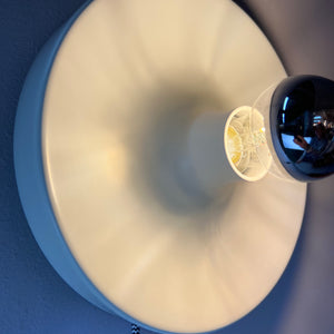 Wandlampe Diskus 25 cm weiß von Charlotte Perriand für Honsel