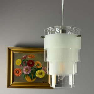 Lamellenlampe Eiszapfen weiß Glas von Markslöjd Sweden