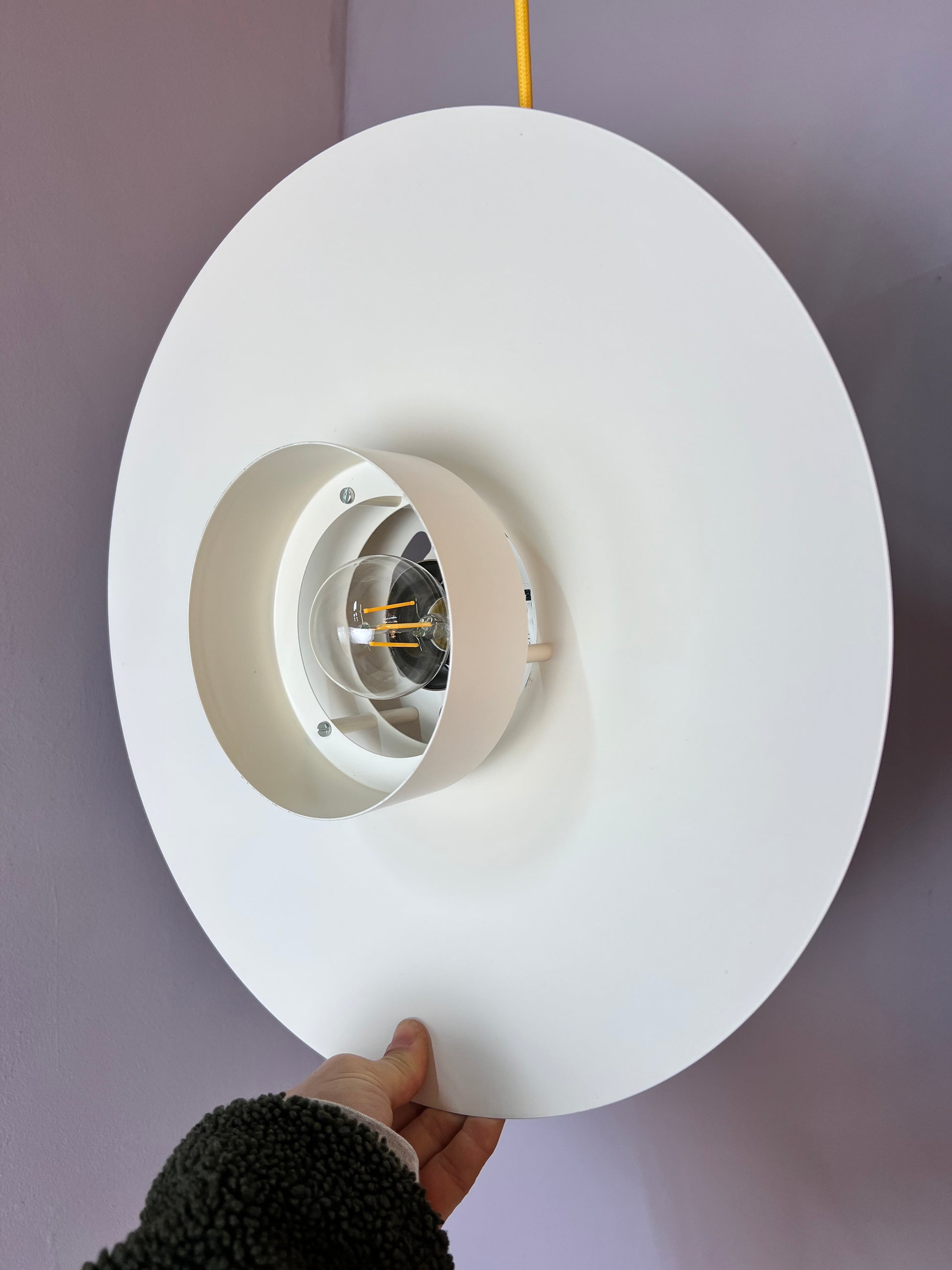 Lamellenlampe weiß aus Dänemark