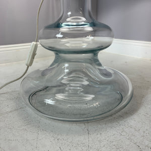 Stehlampe Plaza mit transparentem Glasfuß von Michael Bang für Holmegaard
