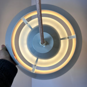 Lamellenlampe Zone weiß von Jo Hammerborg für Fog & Mørup