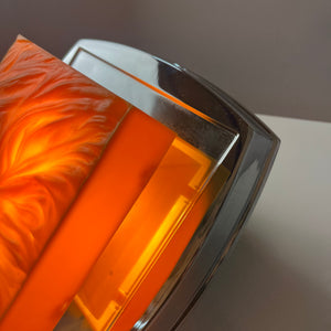 Wandlampe gelb Chrom von Uwe Mersch