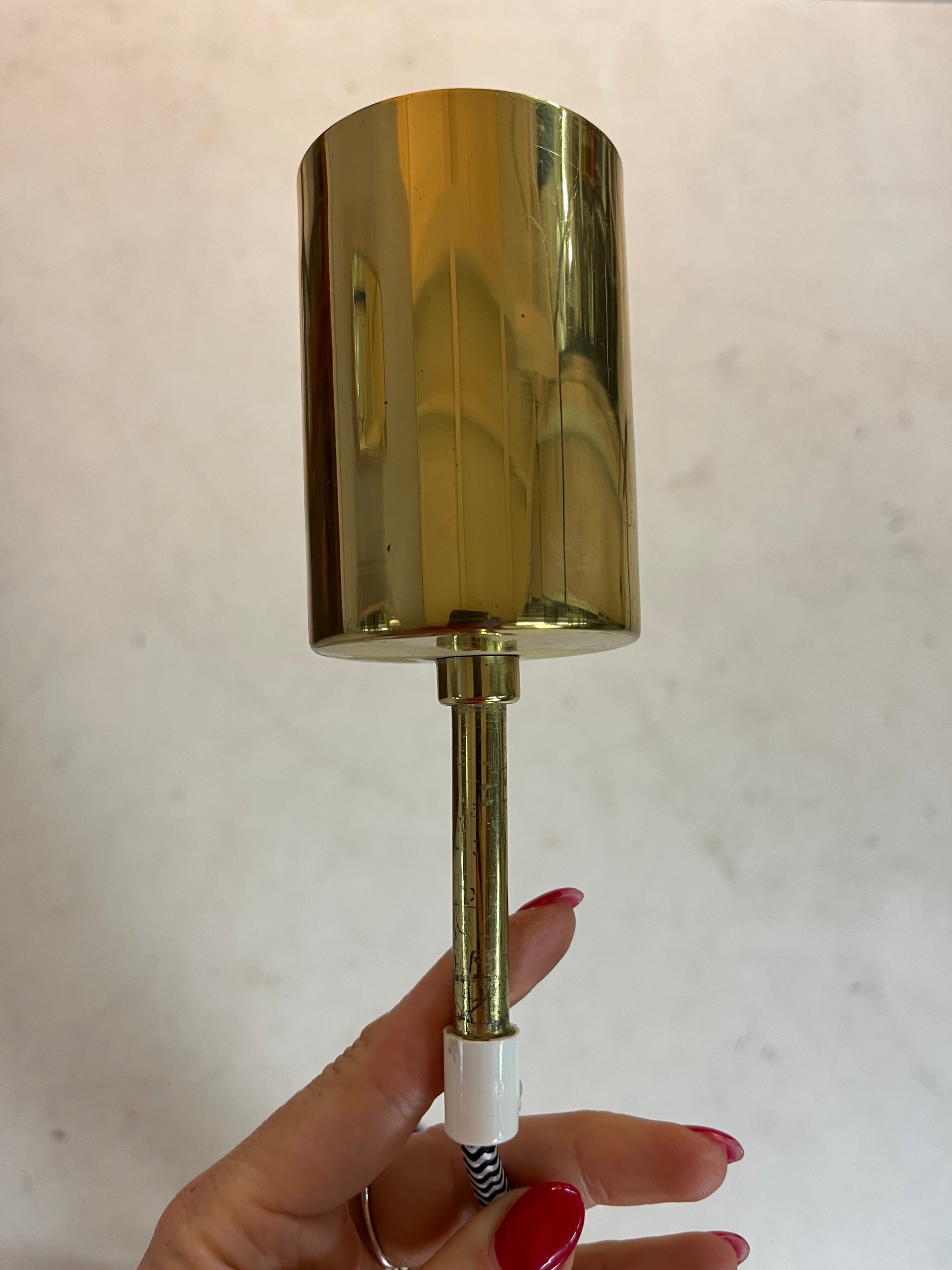 Hängelampe Eisglas Messing von J.T. Kalmar für Kalmar Franken KG