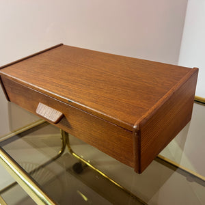 Wandregal Schublade Teak