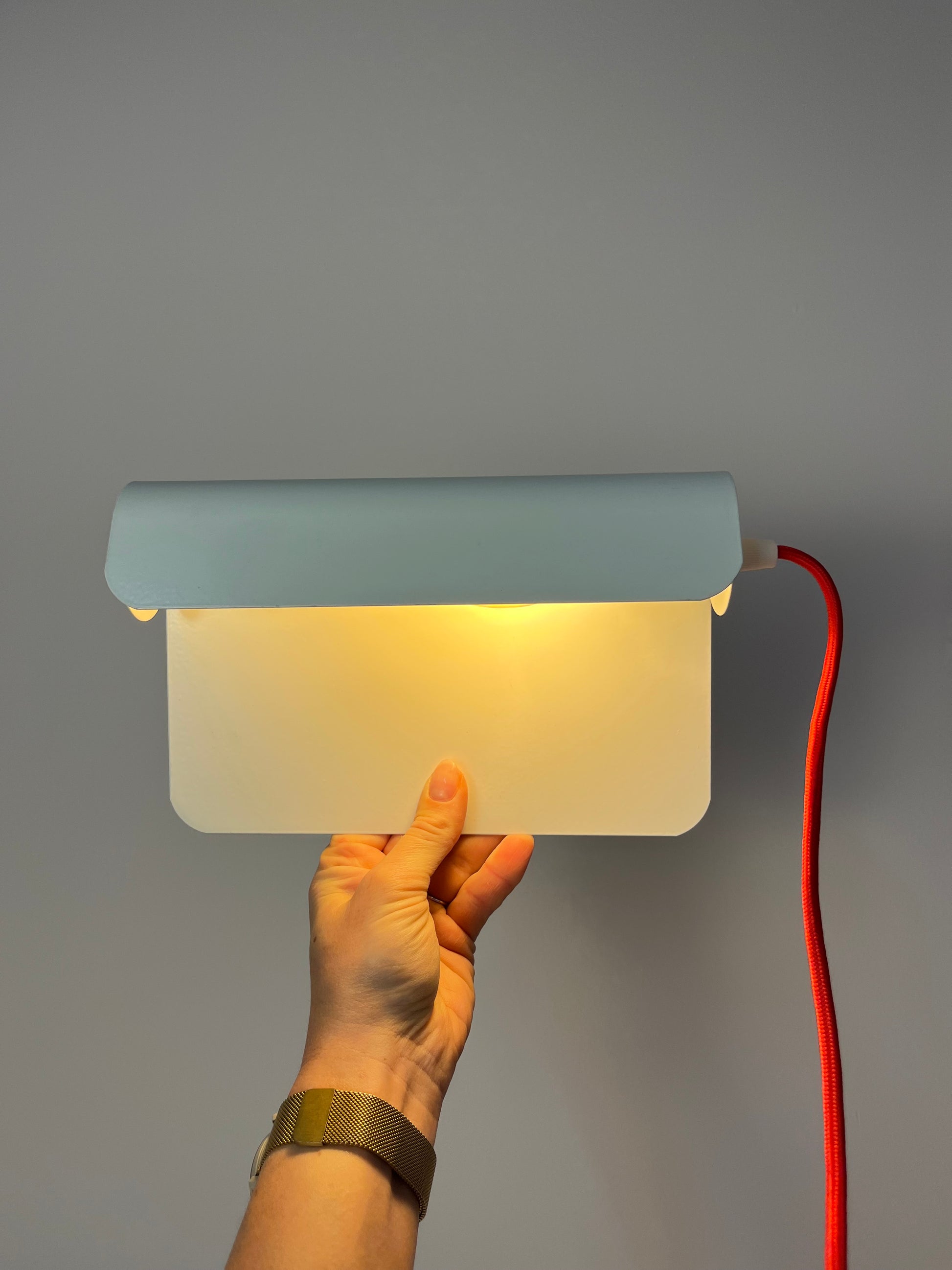Wandlampe Typ 107 weiß von Darø