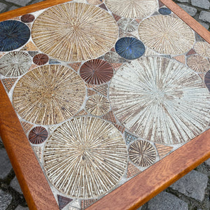 Couchtisch Teak Fliesen von Tue Poulsen für Haslev