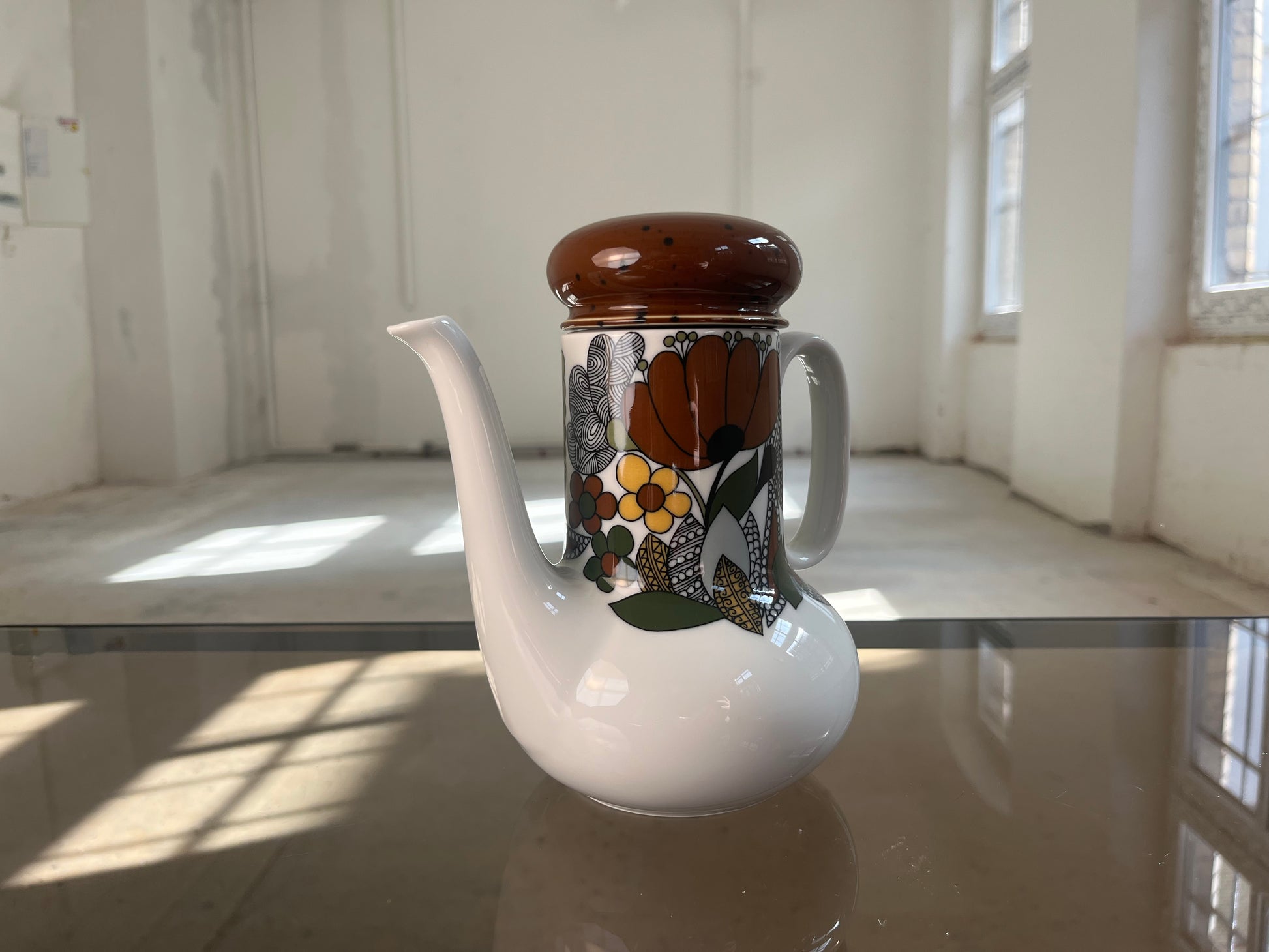 Kaffeekanne klein Kiruna Camargue von Tapio Wirkkala für Thomas
