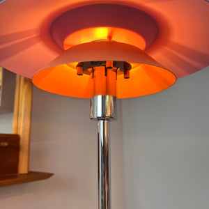 Tischlampe flieder pastell neu lackiert aus Dänemark