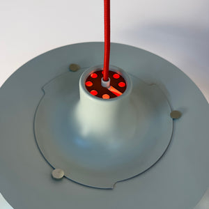 Lamellenlampe PH5 weiß von Poul Henningsen für Louis Poulsen