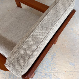 Sessel Teak & Wolle aus Dänemark