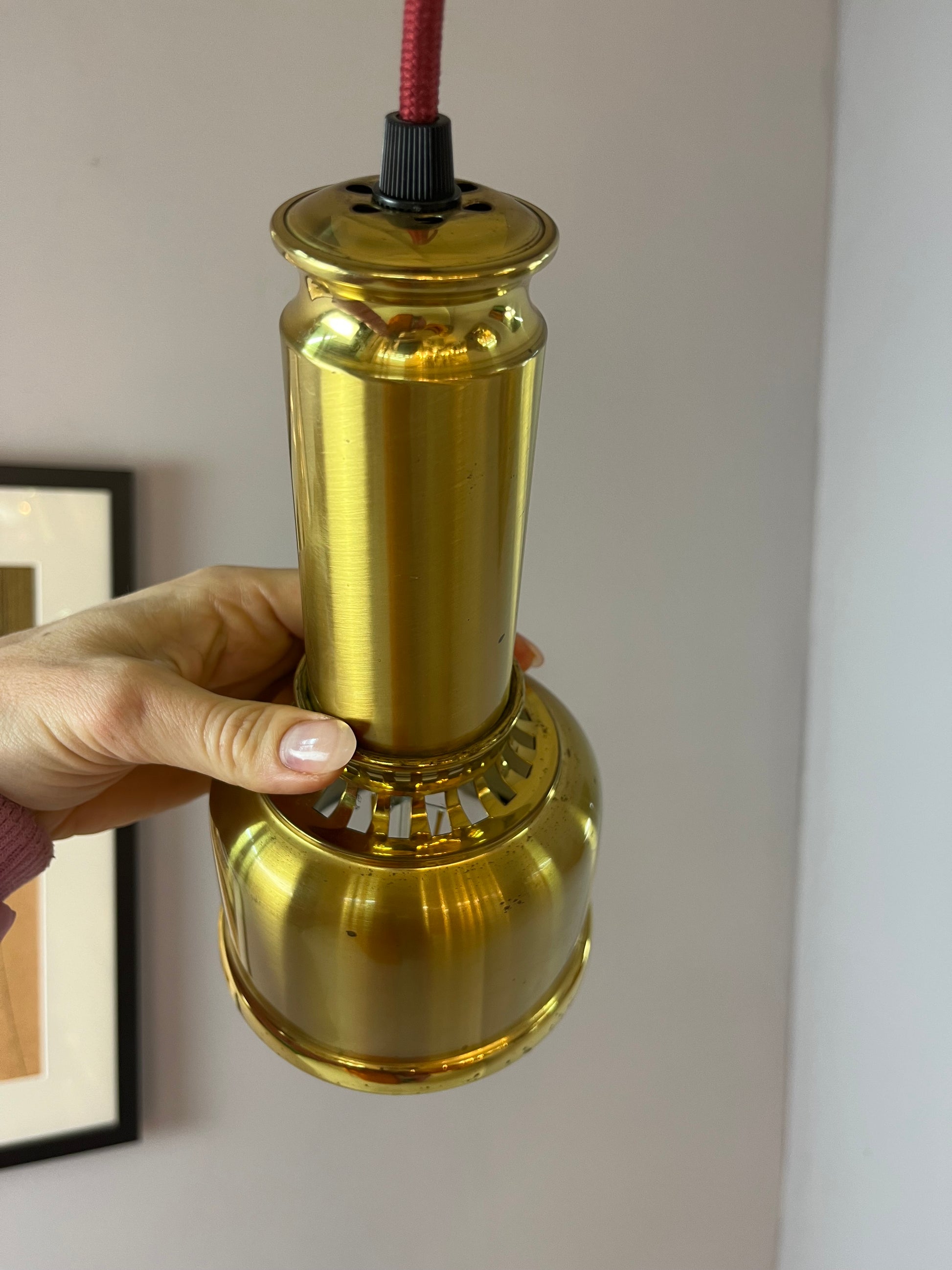 Hängelampe Messing von Dansa Lamp