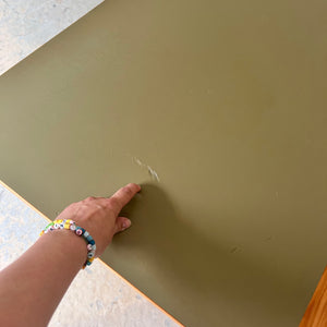Höhenverstellbarer Schreibtisch / Zeichentisch Kiefer Vinyl von Trekanten