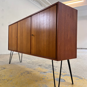 Sideboard Teak auf Hairpinlegs von rt Möbel