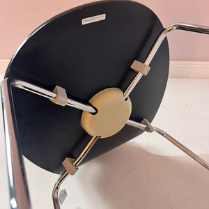 Stuhl Ameise schwarz blau von Arne Jacobsen für Fritz Hansen
