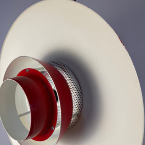 Lamellenlampe rot aus Dänemark