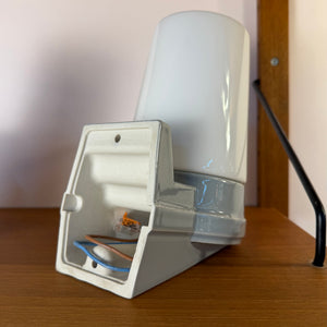 Set: 2x Wandlampe Modell 6070 weiß Sigvard Bernadotte für Ifö