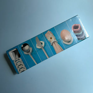 Set: 6x Serviettenringe in Originalverpackung aus Dänemark
