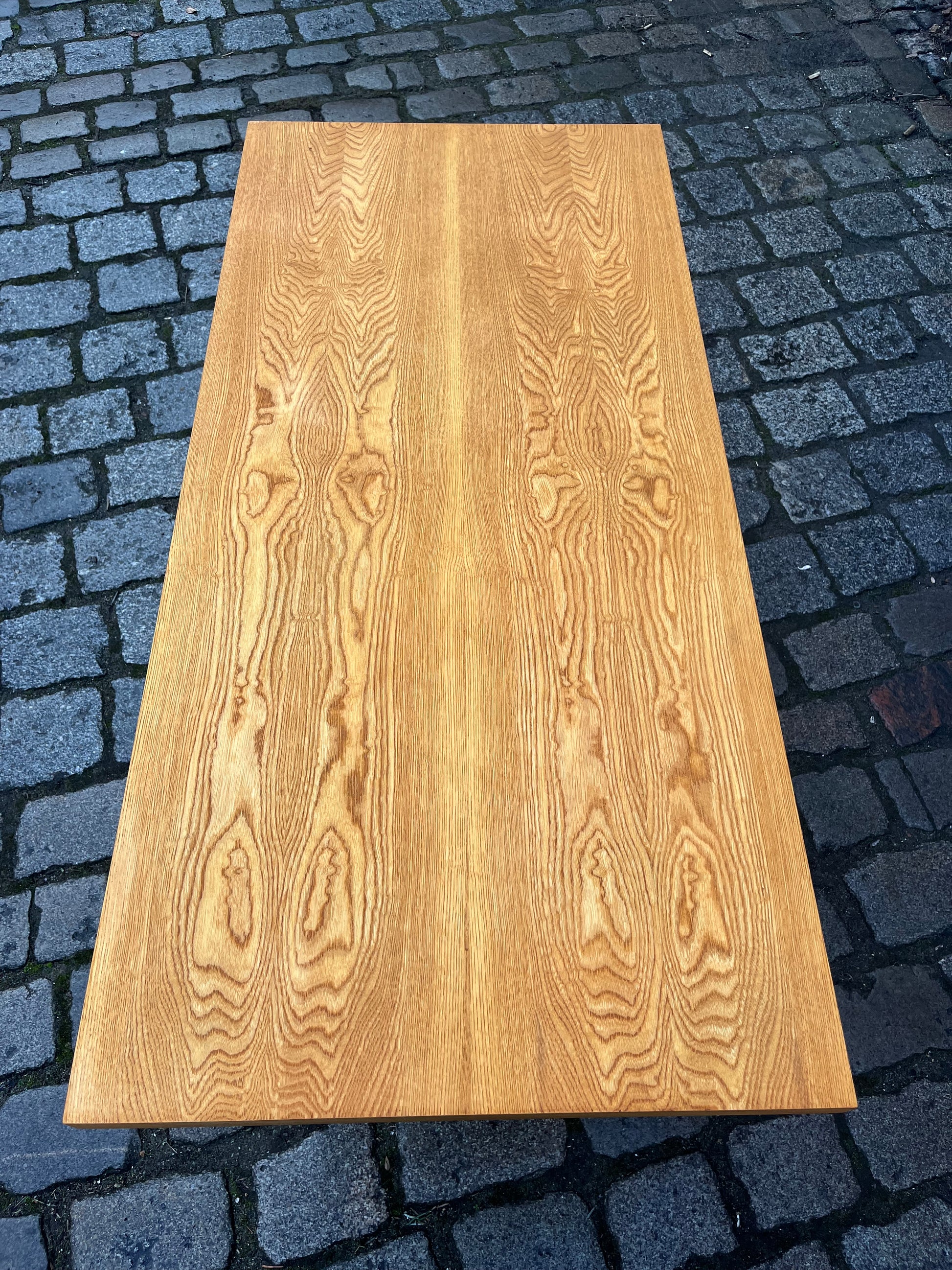 Klubtisch 602/V Esche von Franz Ehrlich für Hellerau UPCYCLING