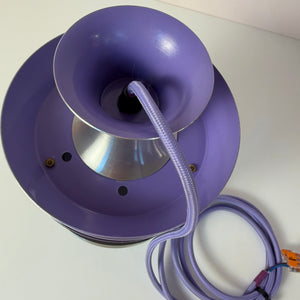 Lamellenlampe Trava silber schwarz lila von Carl Thore für Granhaga