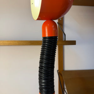 Klemmlampe orange schwarz aus Dänemark