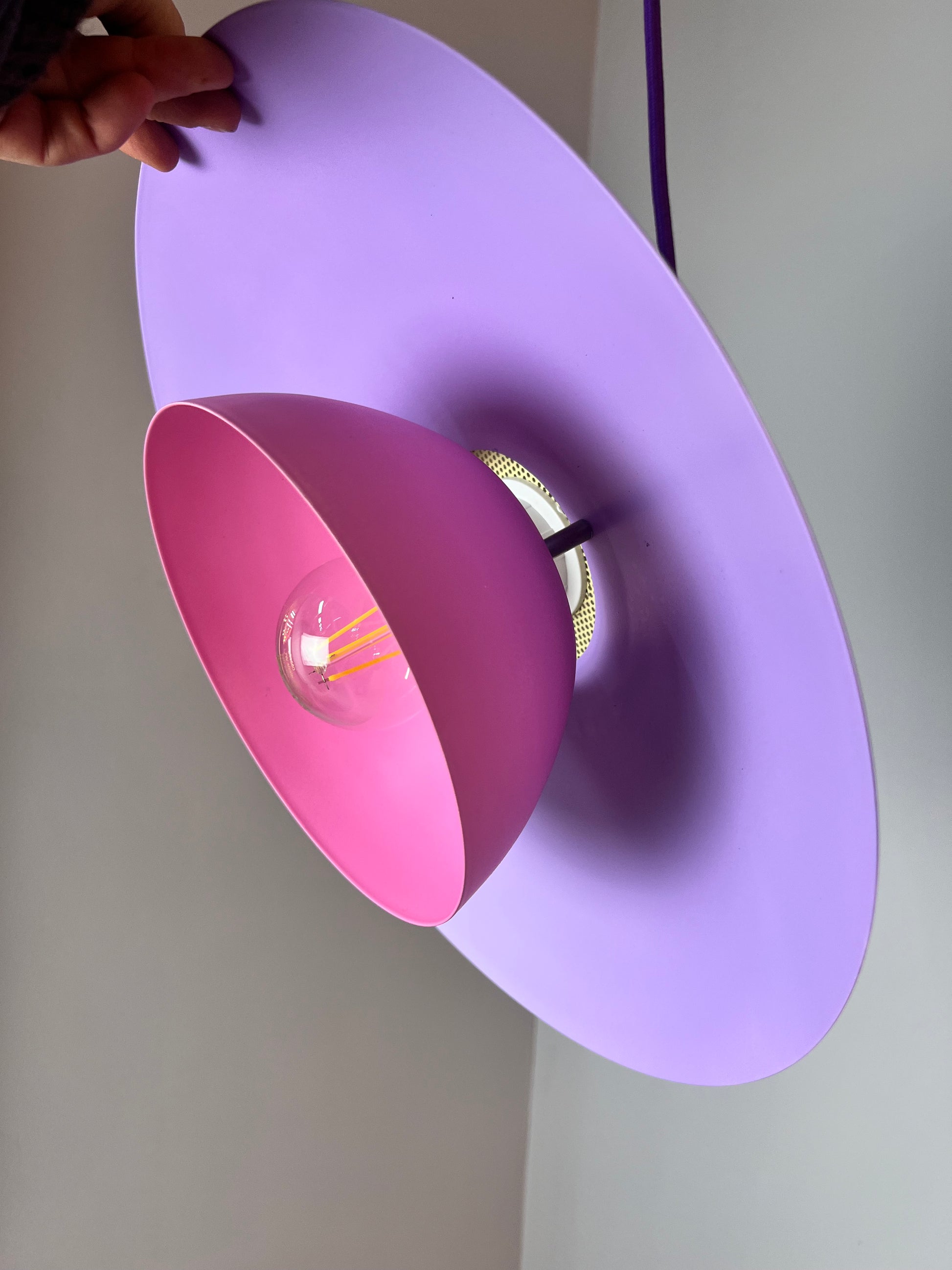 Lamellenlampe neu lackiert Dänemark