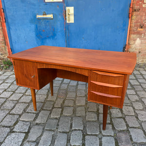 Freistehender Schreibtisch Teak aus Dänemark