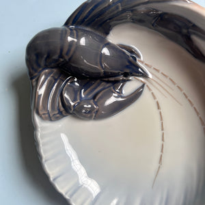 Schale Hummer Typ 3277 ∅ 16,5 cm von Erik Nielsen für Royal Copenhagen