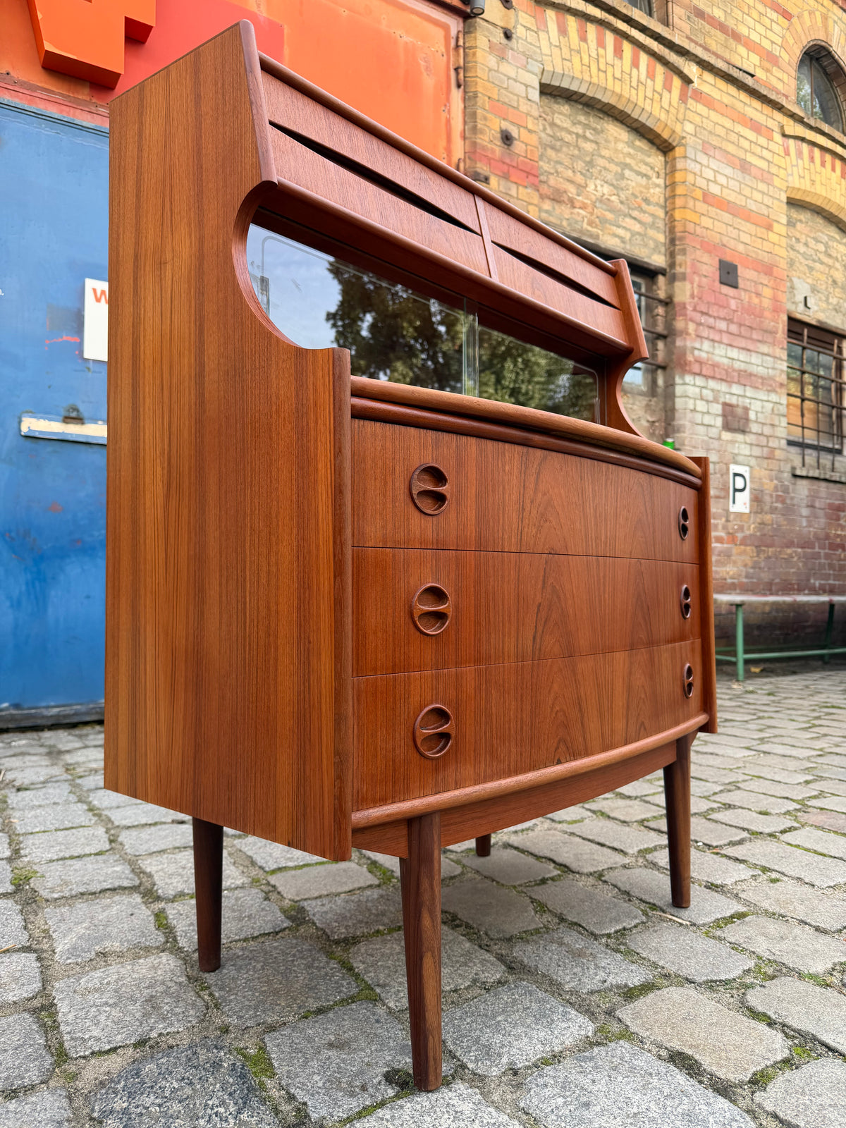 Sekretär Teak von Gunnar Falsig für Holstebro Møbelfabrik