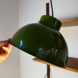 Bunkerlampe oliv aus Dänemark