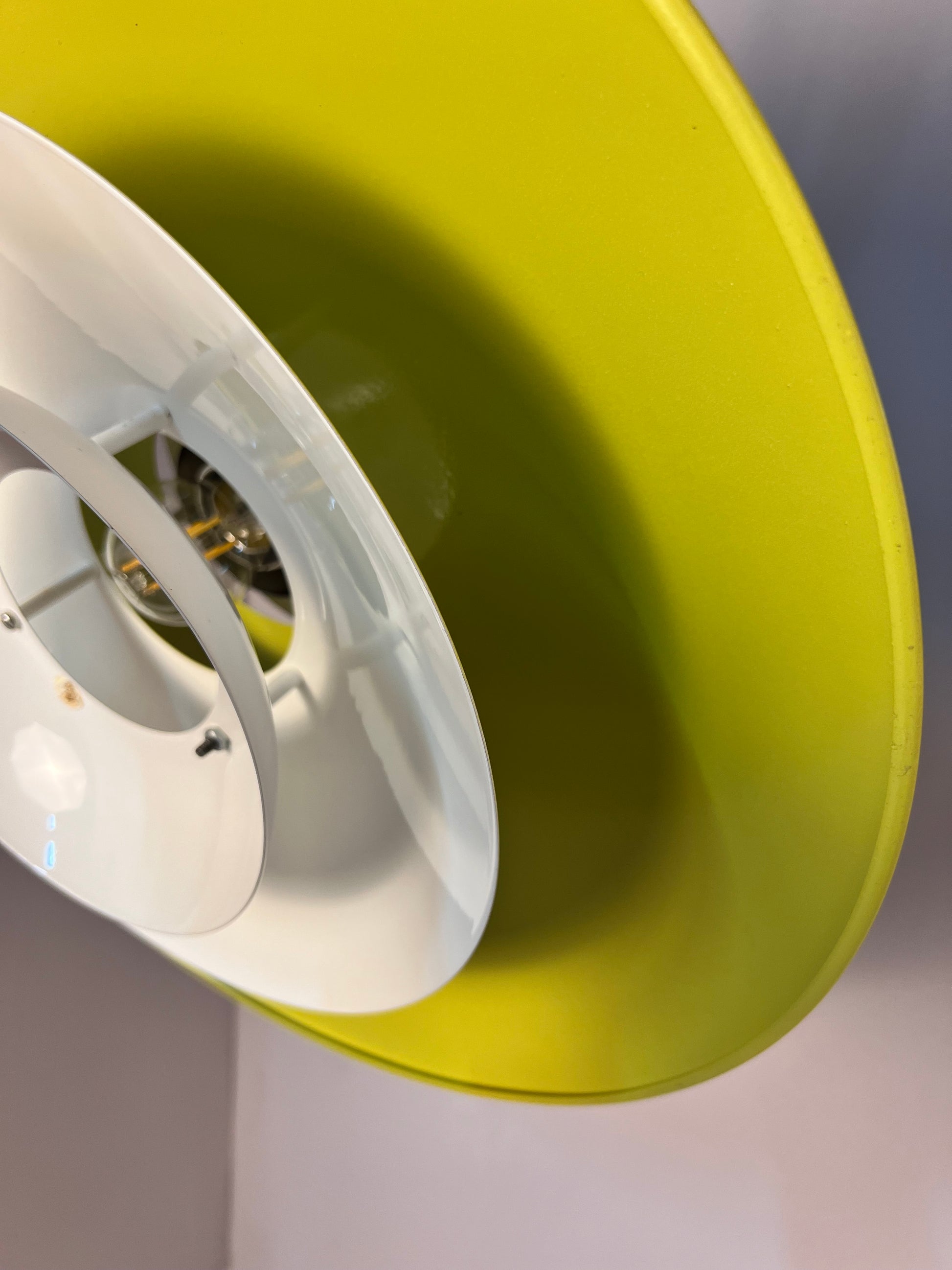 Lamellenlampe teils neu lackiert aus Dänemark