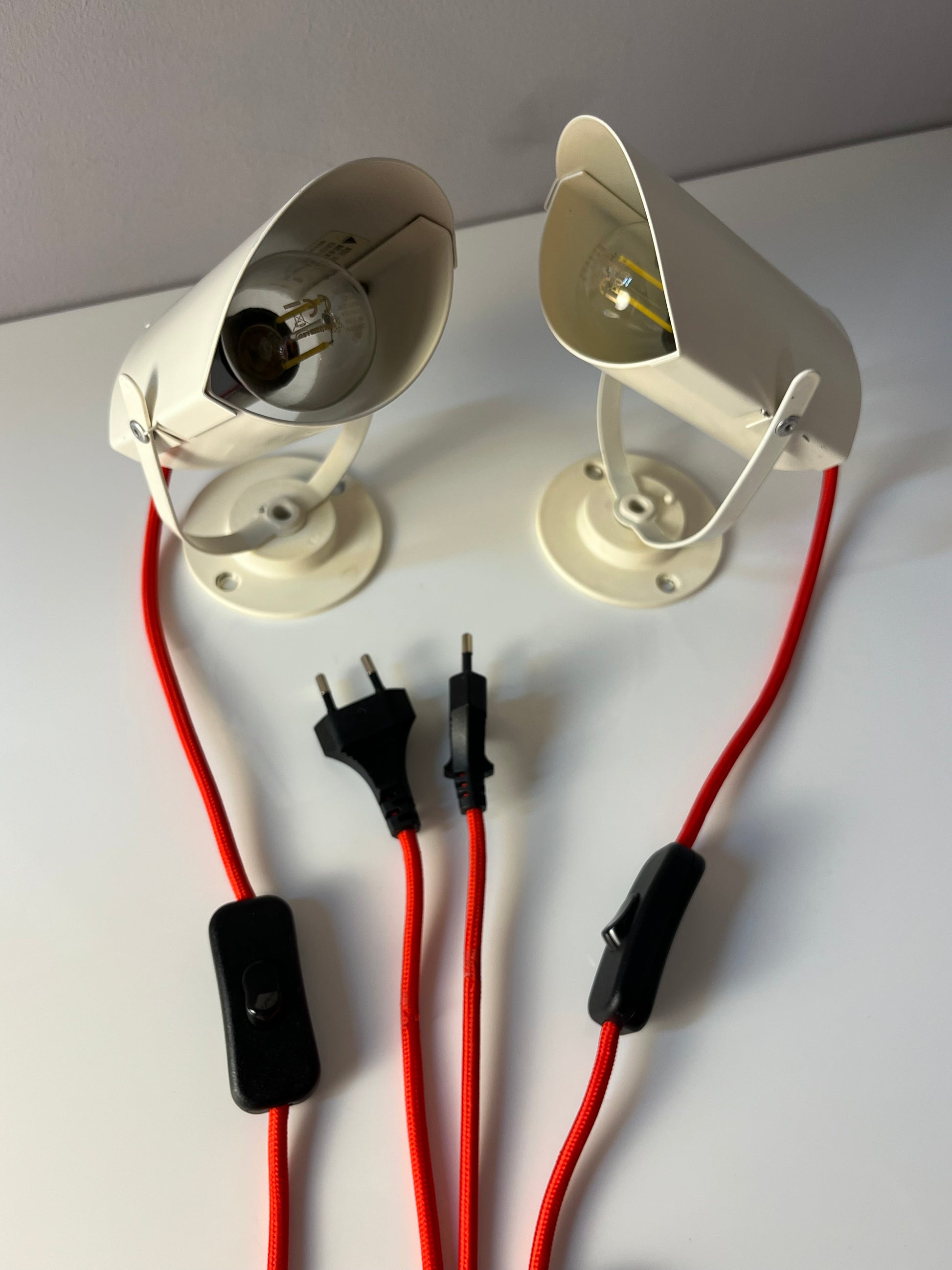 Set: 2x Wandlampe Modell Vupti weiß von Design Light